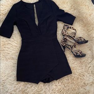 Sexy Black Romper